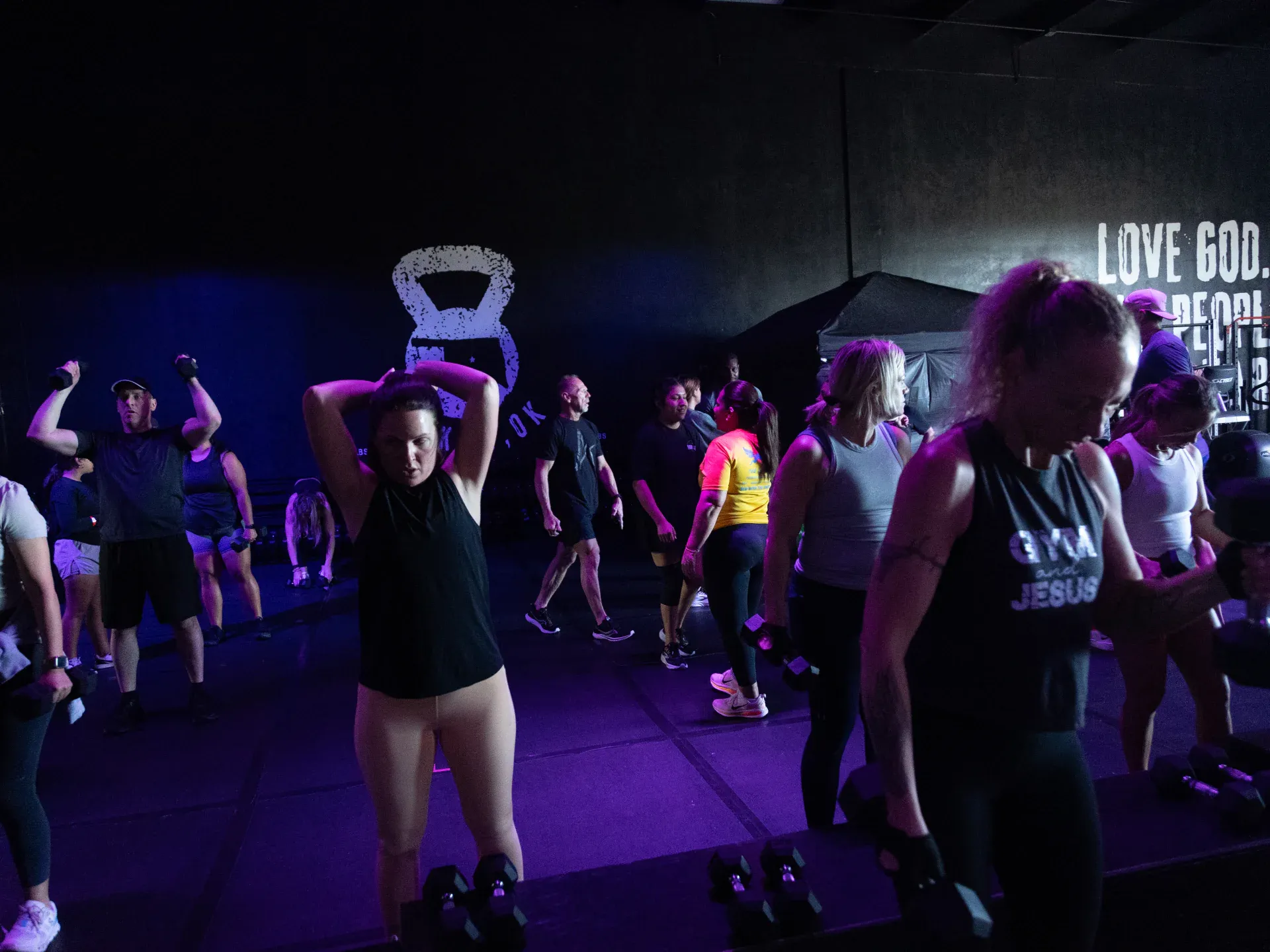 Professionally supervised training session at The Forge Premier Training in Norman, OK